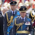 The Coffin Is Conveyed on a Gun Carriage from Buckingham Palace