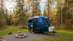 Deze micro-caravan van €20.000 vernedert campers van een ton: 'Van binnen een balzaal'