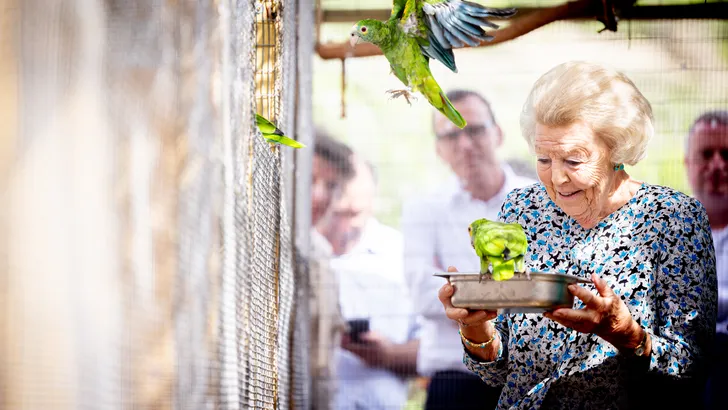 Princess Beatrix visits National Park Arikok 