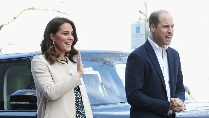 Daar gaat ze: hertogin Kate met verlof