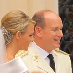 Prince Albert II of Monaco weds Charlene Wittstock in a religious ceremony at the Palace in MONACO