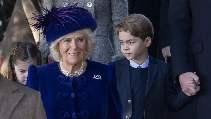 Hertogin Camilla, prinses Charlotte en prins George