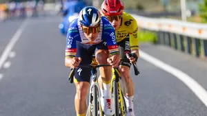 Remco evenepoel en Jonas Vingegaard
