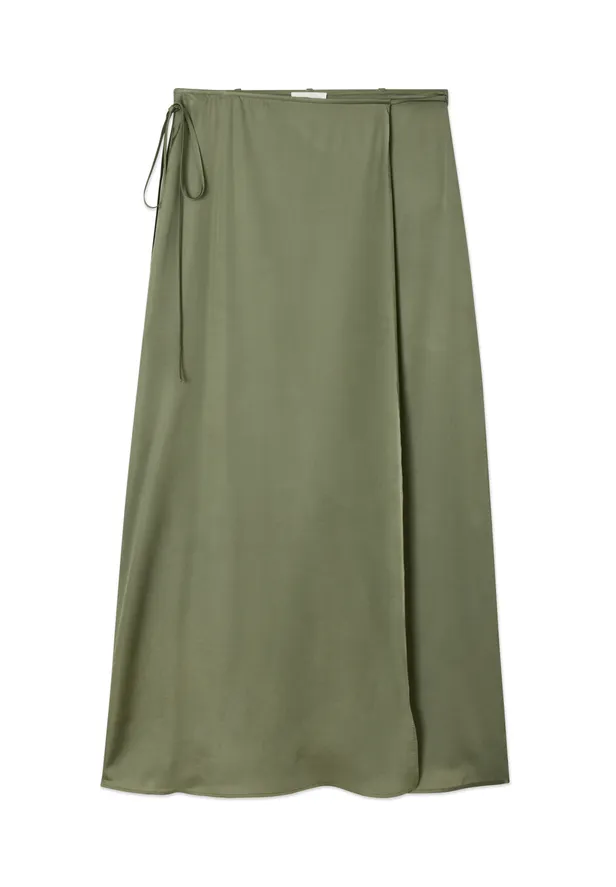 Satijnen midi-rok, American Vintage