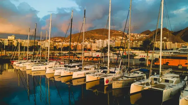 De Grand Large vloot op Tenerife.