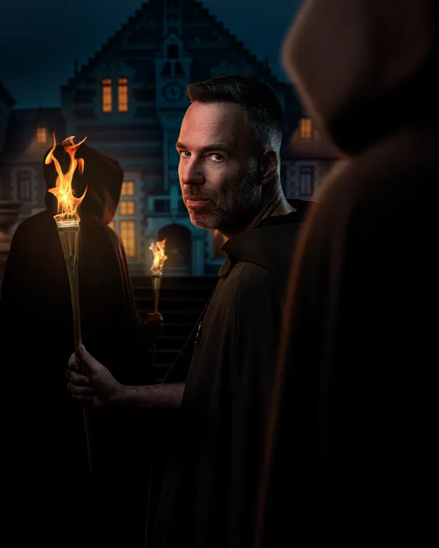 Persfoto van Barry Paf in De Verraders 