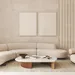 Minimalistisch Japandi interieur met lichte houttinten