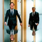 Mark Rutte en Hugo de Jonge