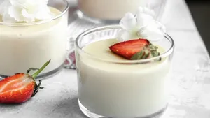 Witte chocolademousse