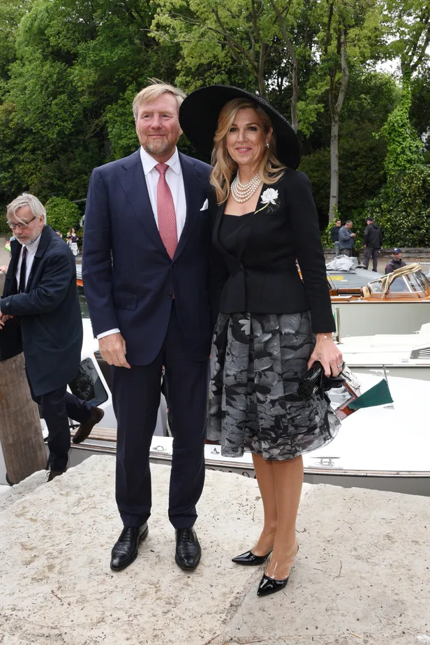 Koningin Máxima bij de opening van het Nederlands Paviljoen op de Biënnale van Venetië. (Beeld: NL Beeld)
