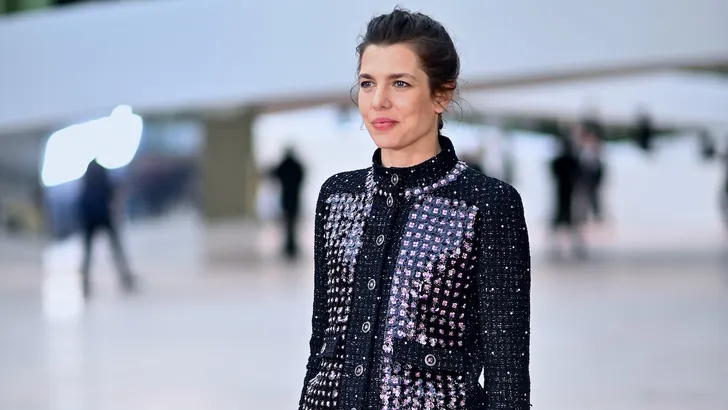 Grimaldi's front row bij Paris Couture Week – Foto van Charlotte Casiraghi bij de Chanel Couture-presentatie, januari 2025.