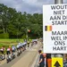 spandoek voor wout van aert tijdens het ek wielrennen