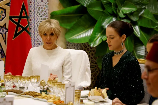 Brigitte Macron en Lalla Khadija