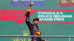 Max Verstappen bij de Grand Prix van België