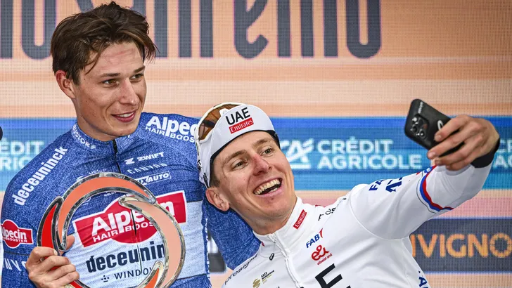 Jasper Philipsen en Tadej Pogacar