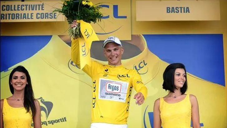 TOUR: Geel, groen en wit voor Kittel