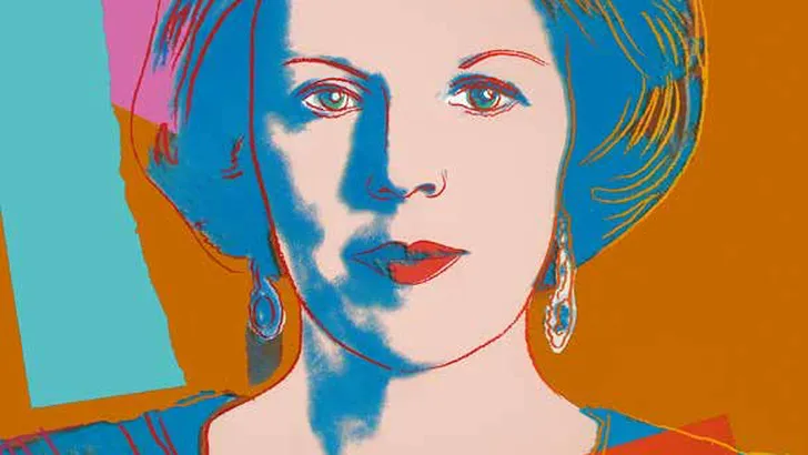 Zeefdruk Beatrix door Andy Warhol te zien in Den Haag 