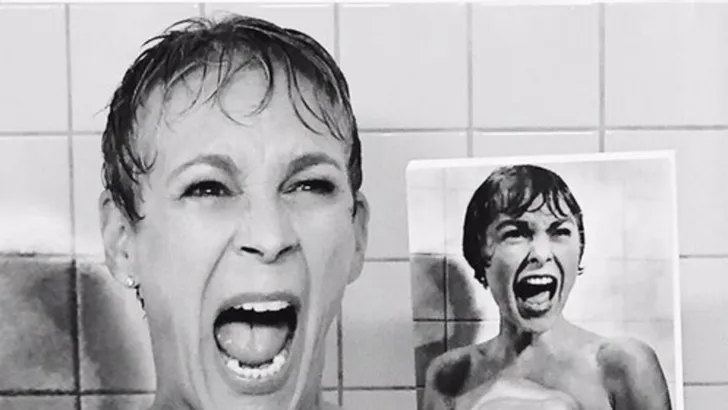 Jamie Lee Curtis doet Psycho scène moeder