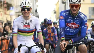 Tadej Pogacar en Mathieu van der Poel