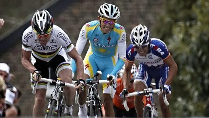 Contador gematigd tevreden na de Waalse Pijl