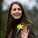 De Prinses van Wales tijdens een bezoek aan Meadow Street Community Garden
