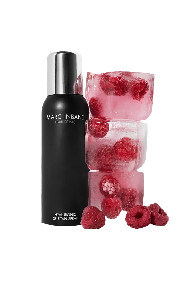 Met de Hyaluronic Self-Tan Spray van MARC INBANE creëer je binnen 1 minuut een prachtige teint.