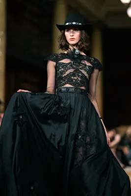 Aadnevik tijdens London Fashion Week A/W 2025