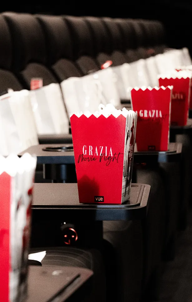 Voor iedereen popcorn en een goedgevulde goodiebag: de zaal is er helemaal klaar voor 