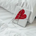 gift for valentines day in bed