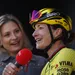 marianne vos en roxane knetemann bij de start van amstel gold race