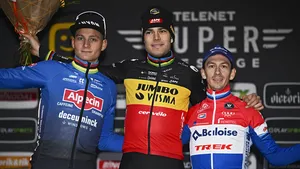 Mathieu van der Poel, Wout van Aert en Lars van der Haar
