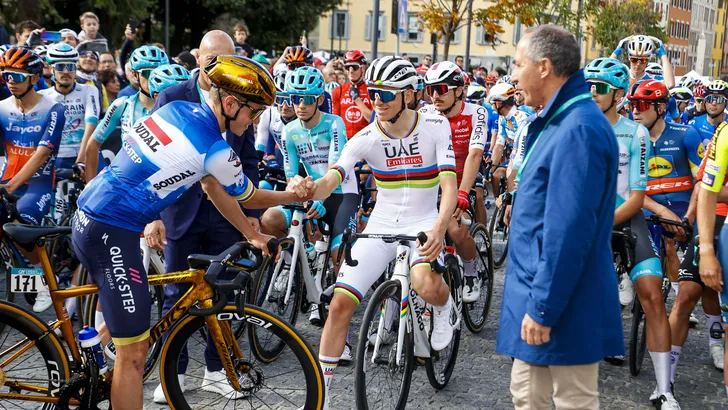 tadej pogacar en remco evenepoel