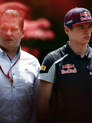 Jos en Max verstappen