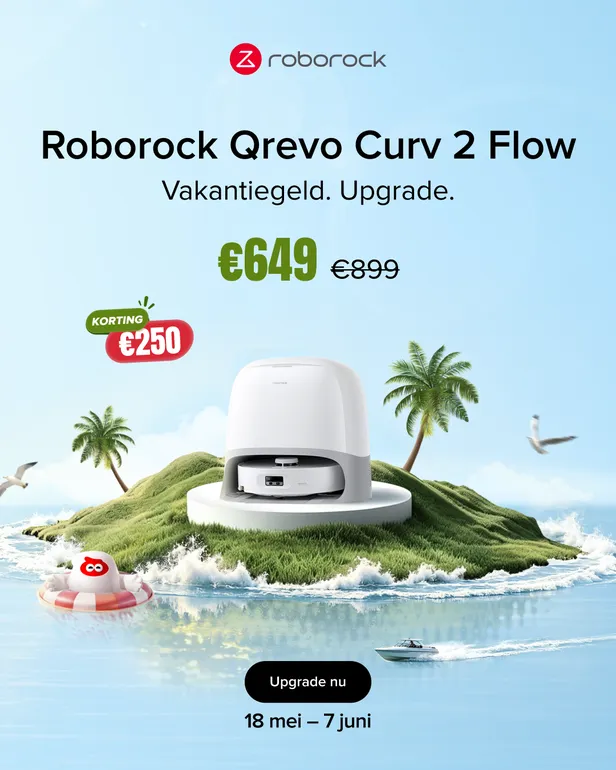 Qrevo Curv 2 Flow - Tijdelijk: €649 