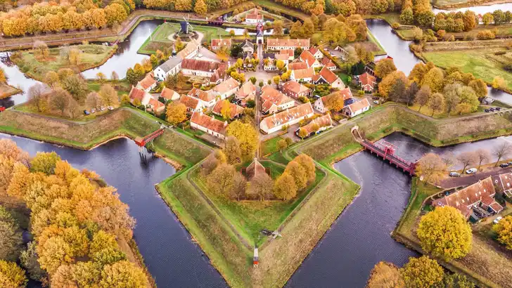 Vesting Bourtange from above