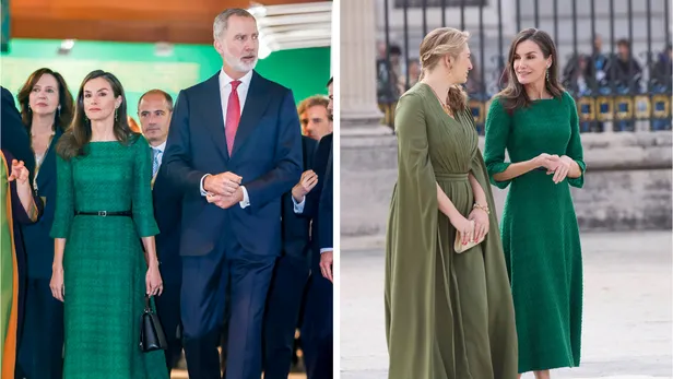 Van kunstbeurs tot vorstelijke ontvangst: Leti is niet bang om haar looks te recyclen.