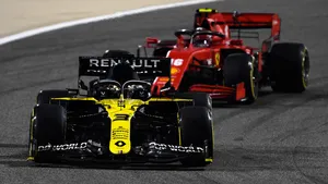 De Renault Formule 1 auto van 2020