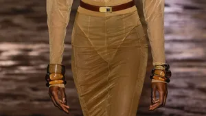 Saint Laurent herfst/winter-collectie 2024 (Beeld: NL Beeld)