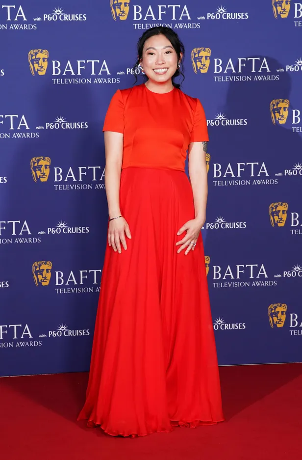 Awkwafina bij de BAFTA's 2026