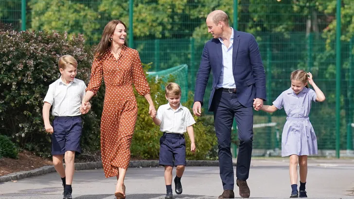 Will, Kate en kids maken de eerste schooldag extra glam