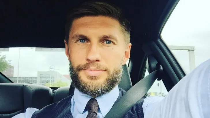 Fiet fieuw: Evgeniy Levchenko ziet er wel heel goed uit op deze foto