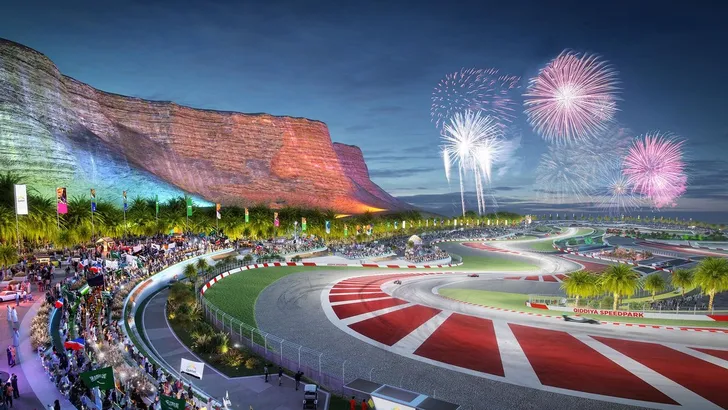 Nieuw F1-circuit Saoedi Arabië heeft 70 meter hoge schans als eerste bocht