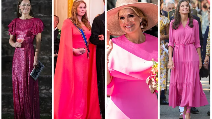 Máxima en Amalia in dé it-kleur van de zomer: hot pink