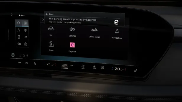 Gemakkelijker, sneller en contactloos: Audi integreert nieuwe apps voor parkeren, laden en tanken