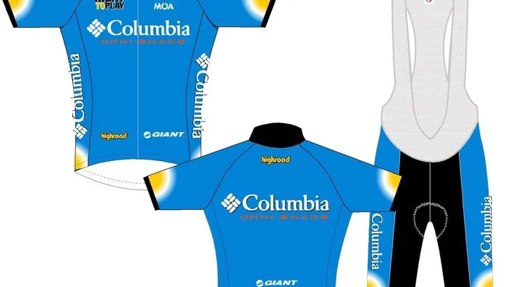 Team Columbia gaat in het blauw de weg op