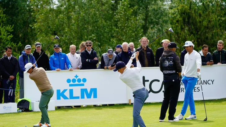Uniek op KLM Open: Nederlands trio