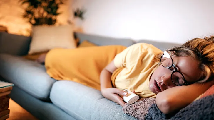 slapen voor tv