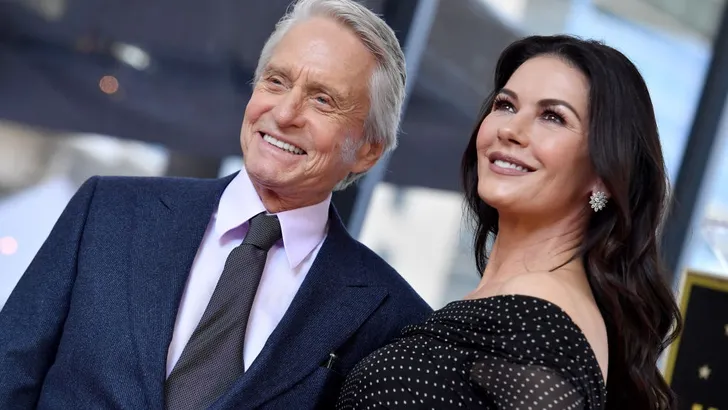 Catherine Zeta Jones en Michael Douglas 