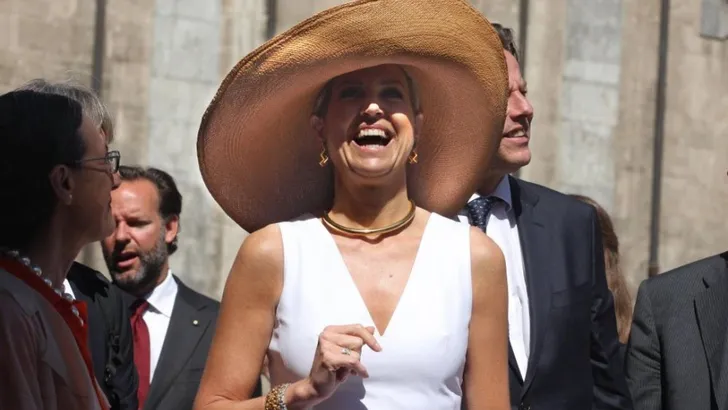 Staatsbezoek Italië: Máxima op wedges