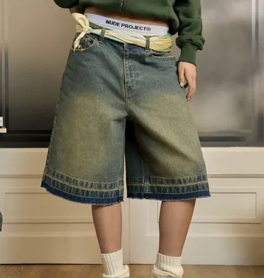 Nude Project – Old Baggy Denim Shorts Indigo €99